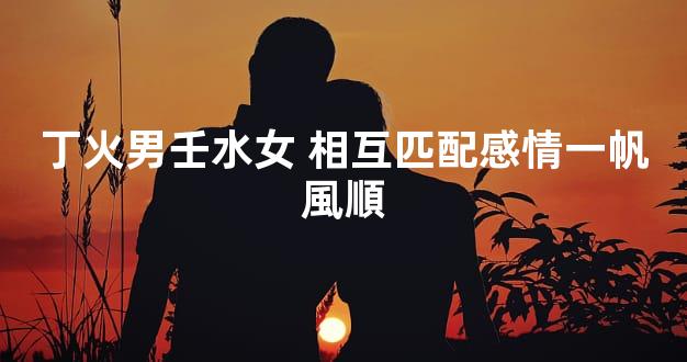 丁火男壬水女 相互匹配感情一帆風順